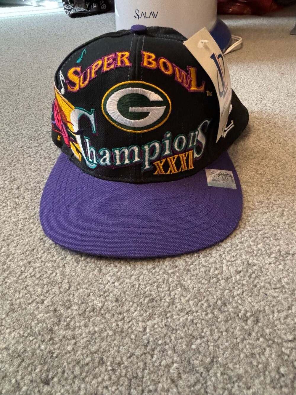 Logo Athletic Green Bay Packers Super Bowl XXXI Champions Snapback Hat NWT